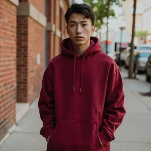 Hoodie Rojo con Capucha